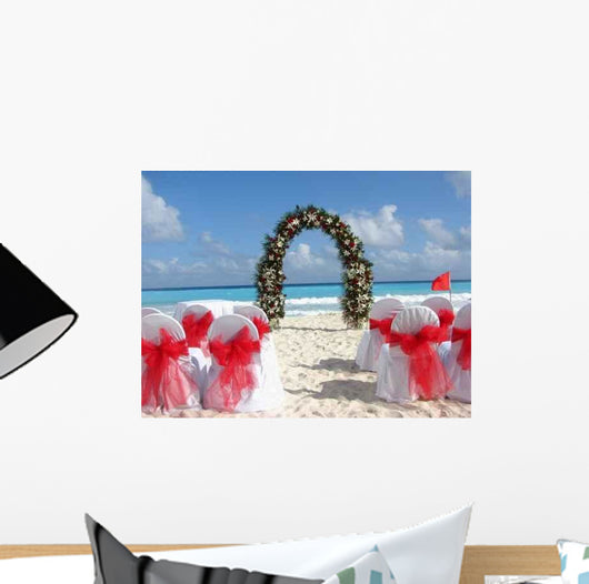 Wedding Beach Wall Decal