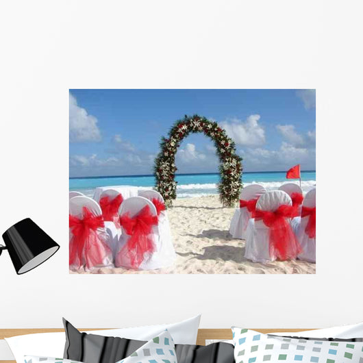 Wedding Beach Wall Decal
