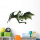 Western Green Dragon Wall Decal