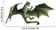 Western Green Dragon Wall Decal