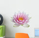 Pink Open Lotus Flower Wall Decal