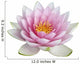 Pink Open Lotus Flower Wall Decal
