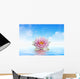 Lotus Flower and Reflections Wall Decal