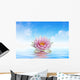Lotus Flower and Reflections Wall Decal
