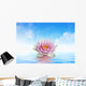 Lotus Flower and Reflections Wall Decal