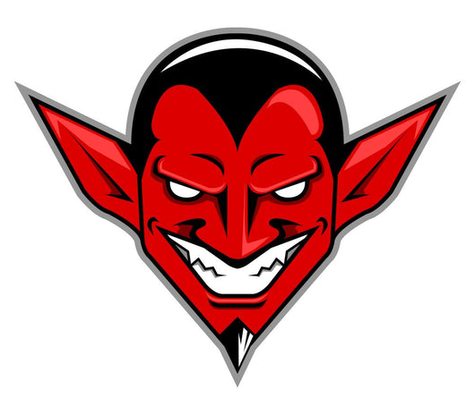 Classic Devil Head Wall Decal