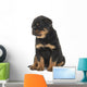 Cute Sitting Rottweiler Puppy Wall Decal