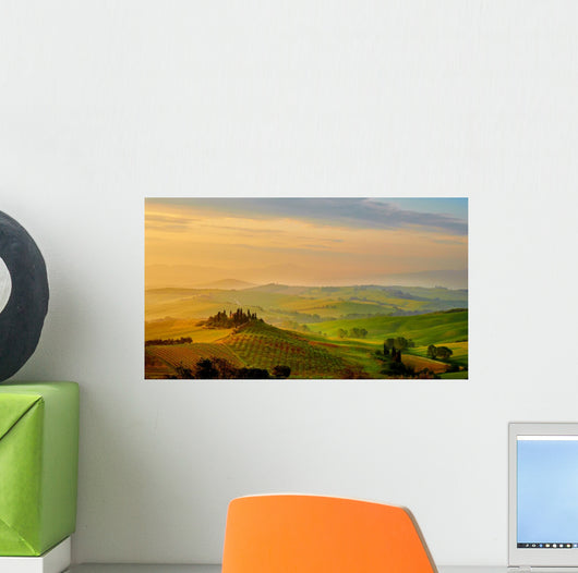 Beautiful Tuscany Hills Italy Wall Decal