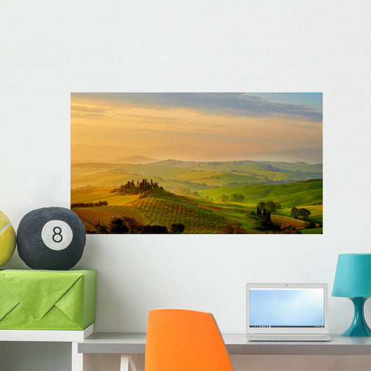Beautiful Tuscany Hills Italy Wall Decal