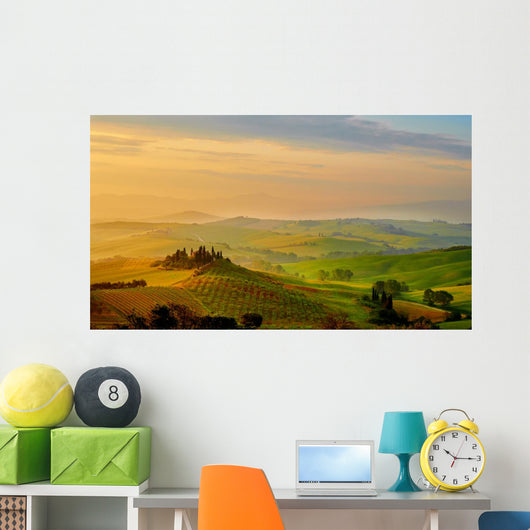 Beautiful Tuscany Hills Italy Wall Decal