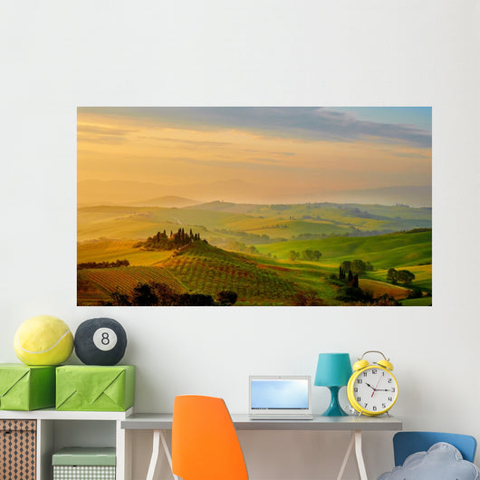Beautiful Tuscany Hills Italy Wall Decal