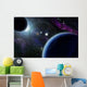 Sunset with Two Blue Wall Decal