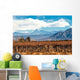 Volcano Aconcagua and Vineyard Wall Decal