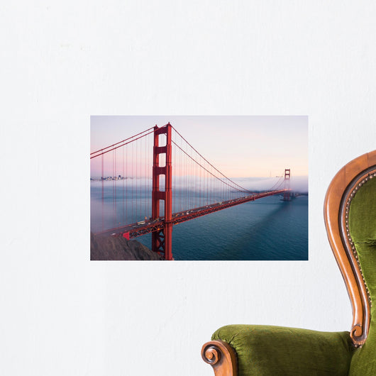 Golden Gate Bridge Partly Wall Decal