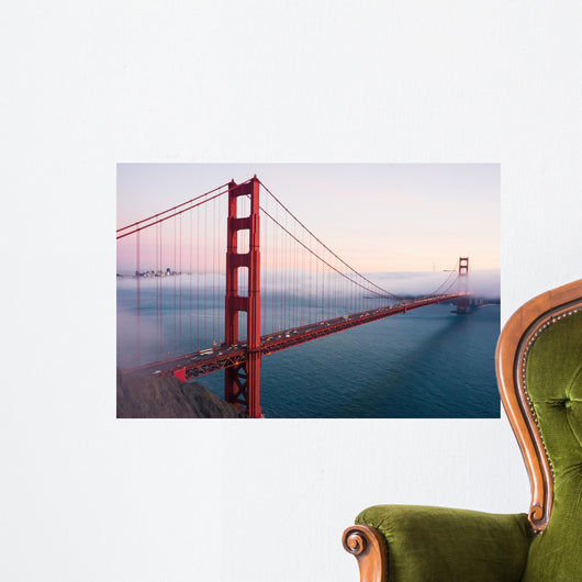 Golden Gate Bridge Partly Wall Decal