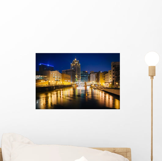 Buildings along Milwaukee River Wall Decal