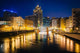 Buildings along Milwaukee River Wall Decal