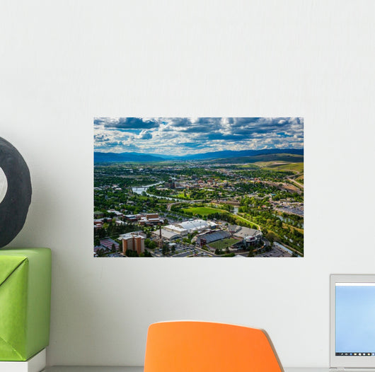 Missoula from Mount Sentinel Wall Decal