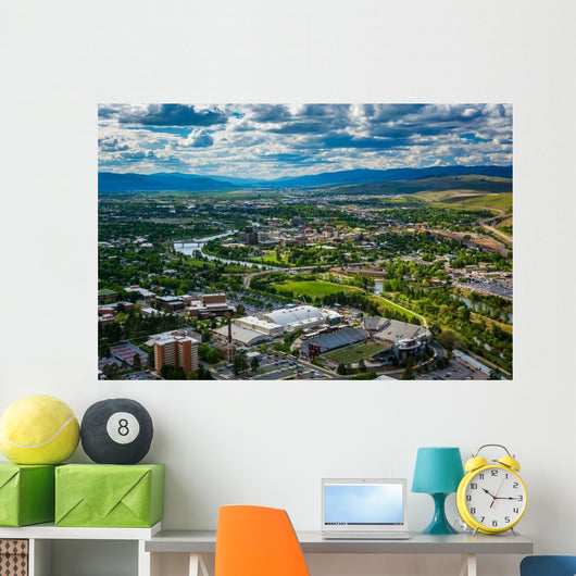 Missoula from Mount Sentinel Wall Decal