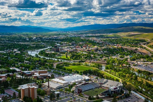 Missoula from Mount Sentinel Wall Decal