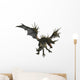 Spiky Flying Dragon Wall Decal