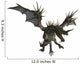 Spiky Flying Dragon Wall Decal