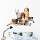 Dog Big Small Wall Decal