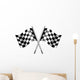 Chequered Flags Motor Racing Wall Decal