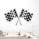 Chequered Flags Motor Racing Wall Decal