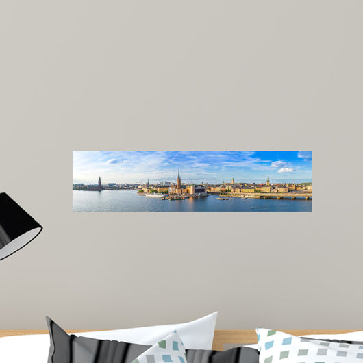 Panorama of  Stockholm, Sweden Wall Mural