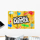 Social Media Wall Decal