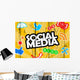 Social Media Wall Decal