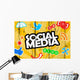 Social Media Wall Decal