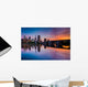 Sunset over Minneapolis Skyline Wall Decal