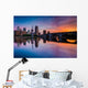 Sunset over Minneapolis Skyline Wall Decal