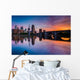 Sunset over Minneapolis Skyline Wall Decal