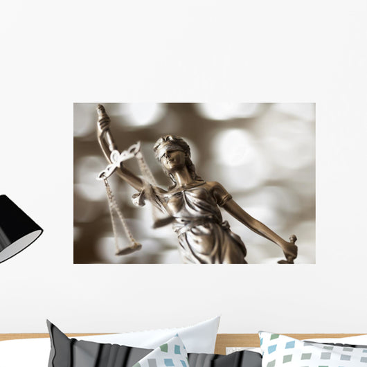 Statue Justice Wall Decal