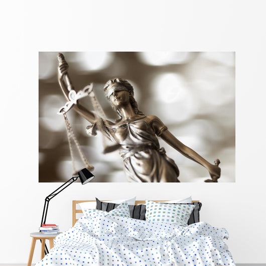 Statue Justice Wall Decal
