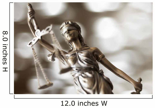 Statue Justice Wall Decal