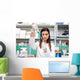 Researcher Working Laboratory Wall Decal