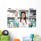 Researcher Working Laboratory Wall Decal