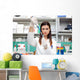 Researcher Working Laboratory Wall Decal