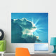 Sun Shining behind Dark Wall Decal