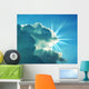 Sun Shining behind Dark Wall Decal