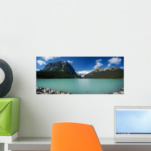 Lake Louise Banff National Wall Decal Panoramic Wall Decal