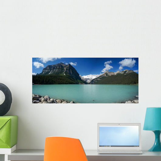 Lake Louise Banff National Wall Decal Panoramic Wall Decal