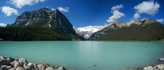 Lake Louise Banff National Wall Decal Panoramic Wall Decal