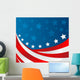 USA flag in style vector Wall Mural