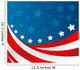 USA flag in style vector Wall Mural