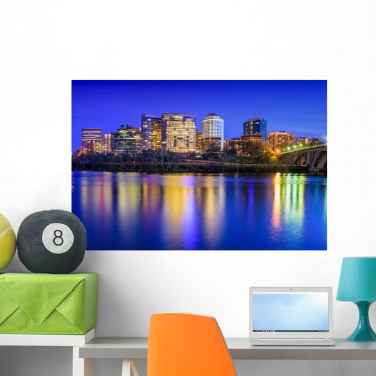 Arlington Skyline Wall Decal